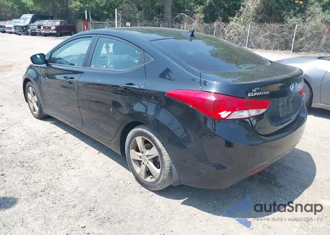 2012 Hyundai Elantra Gls (Ulsan Plant) from USA, damaged, VIN KMHDH4AE1CU206626